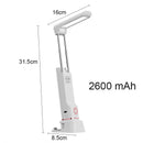 Axyaa Foldable LED Desk Lamp USB Rechargeable Touch Dimming Night Light