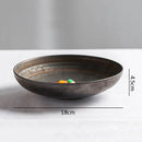 Axyaa Frosted Ceramic Dining Plate Set - Molecular Cooking Tableware
