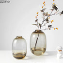Axyaa Glass Vase Desk Decoration Flower Arrangement Hydroponics Room Decor