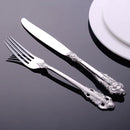 Axyaa Western Stainless Steel Cutlery Set - Luxury Tableware Dinnerware