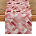 Axyaa Watercolor Plaid Table Runner Dining & Coffee Table Decor