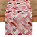 Axyaa Watercolor Plaid Table Runner Dining & Coffee Table Decor