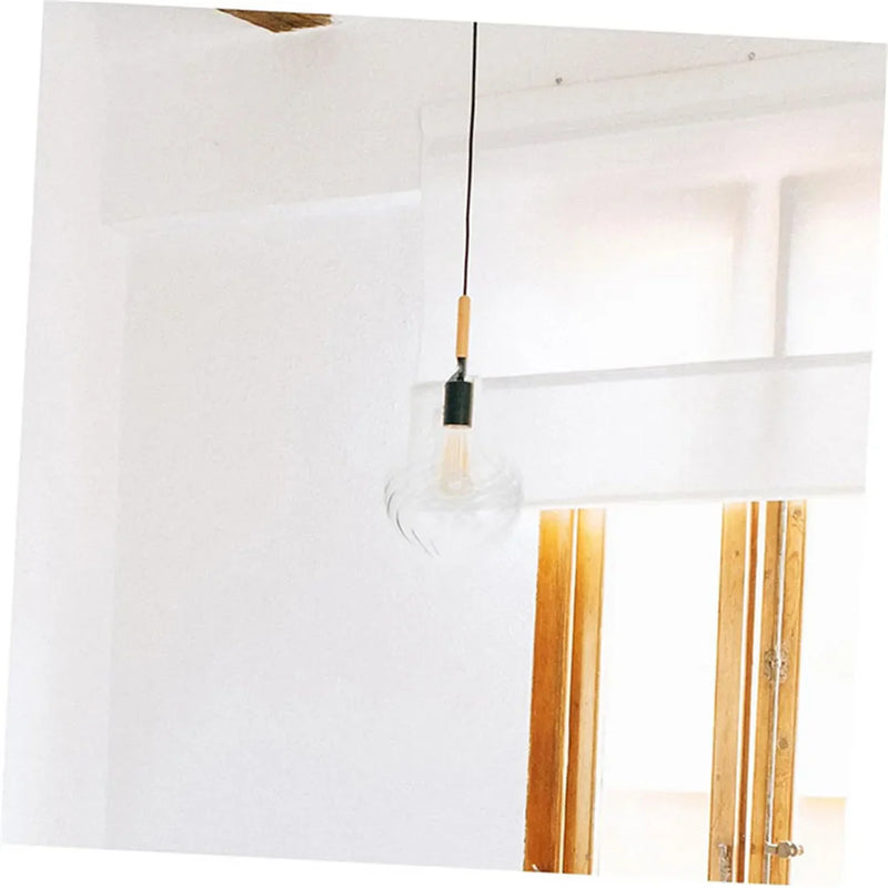 Axyaa Clear Glass Globe Lamp Shade Replacement for Pendant Light