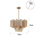 Axyaa Medieval Glass Chandelier for Stylish Home Lighting