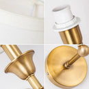 Axyaa European Style Copper Wall Lamp for Living Room Bedroom Aisle Stairs