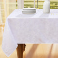 Axyaa Jacquard Polyester Tablecloth for Home Banquet Tables