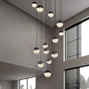 Axyaa Modern LED Staircase Chandeliers for Living Room Lighting