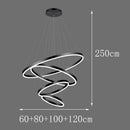 Axyaa Modern LED Pendant Chandeliers for Living and Dining Room Lighting