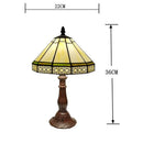 Axyaa Geometric Glass Table Lamp for Stylish Home and Office Decor