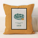 Axyaa Fruit Hot Dog Food Pillowcase Square Cushion Cover Home Decor Sofa Pillows