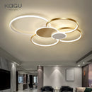 Axyaa Modern LED Chandelier with Remote Control for Home Lighting Decor
