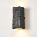 Axyaa Wabi-sabi Square Cement Wall Lamp for Bedroom and Restaurant Décor