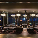 Axyaa Oval Spark Ball LED Pendant Chandelier for Indoor Lighting