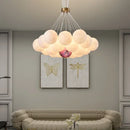 Axyaa Nordic Cream Moonlight Pendant Lamp for Living Room, Bedroom, Children's Room, Dining Room