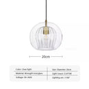 Axyaa Glass Ball Pendant Lamp for Restaurant, Bar, Bedroom - LED Hanging Light