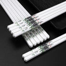 Axyaa Antibacterial Anti-Slip Chopsticks: Heat-Resistant, Mildew Proof, Ideal for Household.