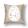 Axyaa Oil Art Printed Back Cushion Cover - Garden Living Room Pillow Case