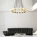 Axyaa Magic Bean LED Chandelier for Elegant Living Spaces