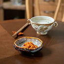 Axyaa High-Footed Ceramic Dessert Dish for Elegant Dining