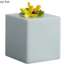 Axyaa Solid Color Ceramic Snack Plate - Simple Kitchen Serving Tray