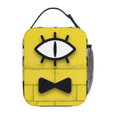 Axyaa Bill Cipher Insulated Lunch Bag - Cartoon Pyramid Thermal Cooler
