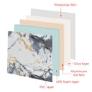 Axyaa Meteorite Stone Sxp Self-Adhesive Marble Wall Sticker - Thickened Indoor Roll