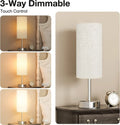 Axyaa Bedside Lamp with USB Charging Ports & Touch Control