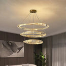Axyaa Postmodern Crystal Chandelier for Luxurious Living Spaces