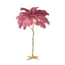 Axyaa Nordic Feather Floor Lamp: Luxury LED Standing Light for Home Decor