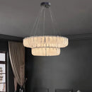 Axyaa Luxury Glass Chandelier for Elegant Living & Dining Spaces