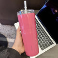 Axyaa Gradient Stainless Steel Thermos Straw Cup 500ML