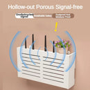 Axyaa WiFi Router Rack Wall Mount Organizer Box for Living Room Decor