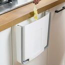 Axyaa Hanging Folding Trash Can for Kitchen Cabinet Door Sorting and Storage