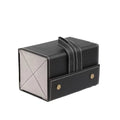 Axyaa Vintage Faux Leather Glasses Organizer with 4/6 Slots - Foldable Eyewear Case