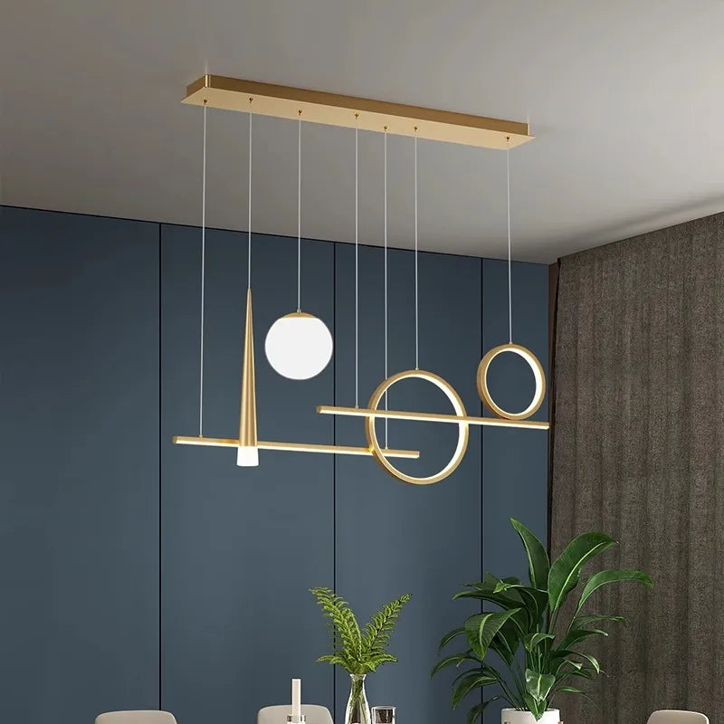 Axyaa Modern LED Ceiling Chandelier Pendant Lights for Bedroom & Dining Room