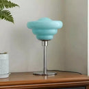 Axyaa Nordic Glass Table Lamp Cream Wind Bauhaus Table Light for Home Décor