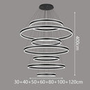 Axyaa Modern Stair Chandelier Ceiling Pendant Lights - LED Indoor Living Room Lighting