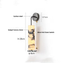 Axyaa Carbon Steel LED Wall Lamp Reading Bedside Cafe Bulgari Stone Luxury Mirror Light