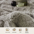Axyaa Winter Sherpa Blanket - Cozy Warmth for Couch, Sofa, Bed