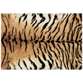 Axyaa Zebra Pattern Plush Living Room Carpet - Nordic Style Large Area Rug