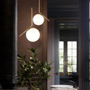 Axyaa Brass Rod Pendant Light for Living Room, Cafe, Kitchen - Modern Nordic Lighting