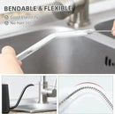 Axyaa Stainless Steel Straw Cleaning Brush for Water Cup Bottles