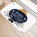 Axyaa Golden Black Letter Printed Door Mat, Non-Slip Floor Home Decoration