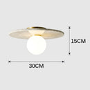 Axyaa Marble Ceiling Lamp - Nordic Style Lighting for Living Room and Bedroom