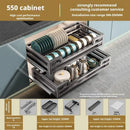 Axyaa Cabinet Pull-out Seasoning Storage Rack Drawer - Silent Damping Basket