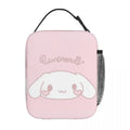 Axyaa Cinnamoroll Insulated Lunch Bag: Portable Thermal Cooler for Travel & Work.
