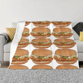 Axyaa Personalized McChicken Throw Blanket Large - Custom Gift Blankets