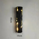 Axyaa Nordic Resin LED Wall Lamp: Postmodern Designer Art Deco Lighting for Living Room
