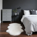 Axyaa Soft Faux Wool Shaggy Rug for Home Decor and Floor Mat