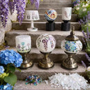 Axyaa Mosaic Flower Light Material Package Handmade Table Lamp